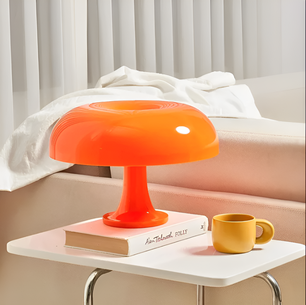 PilzGlow- Kabellose Pilzlampe Orange