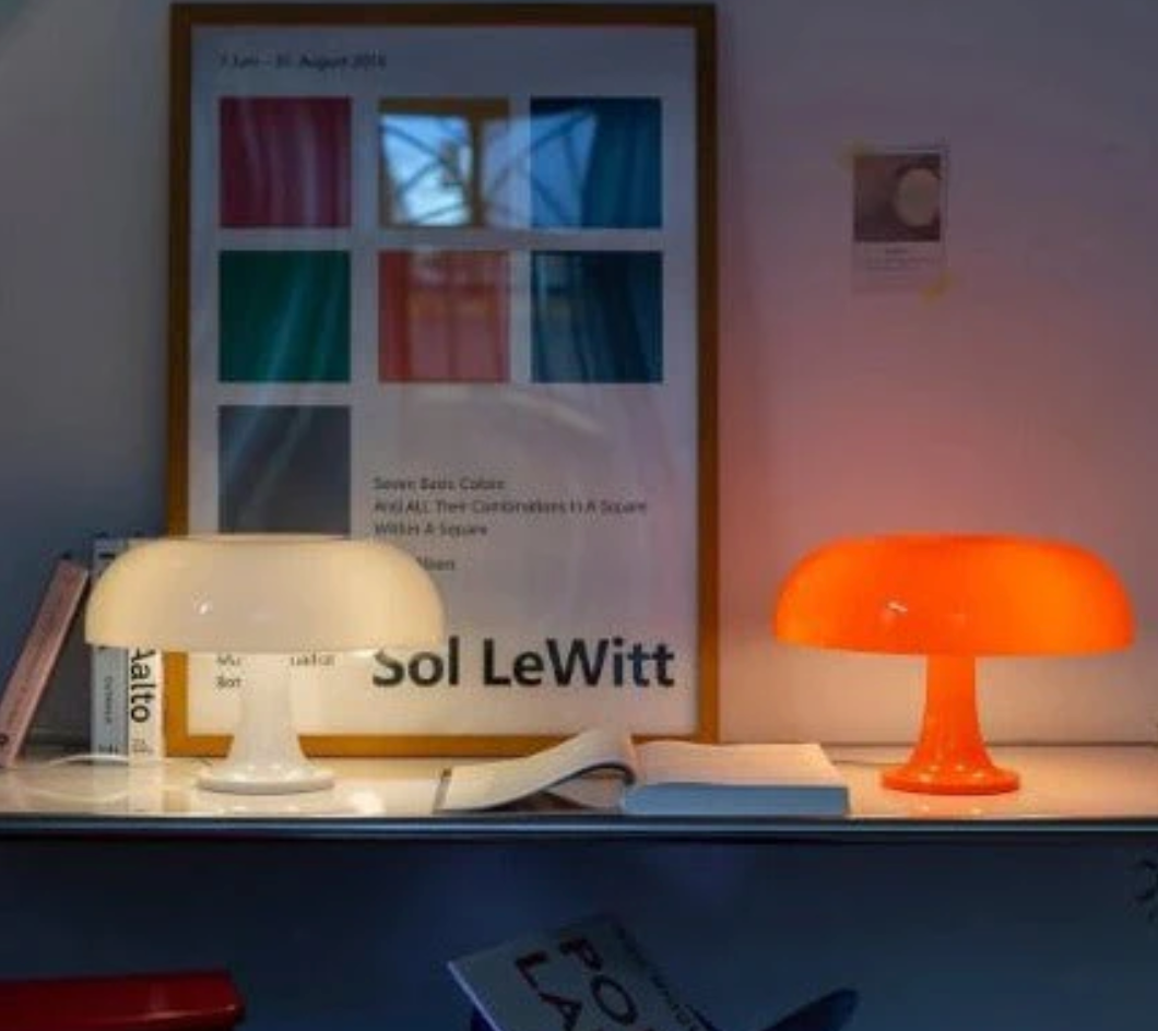 PilzGlow- Kabellose Pilzlampe Orange