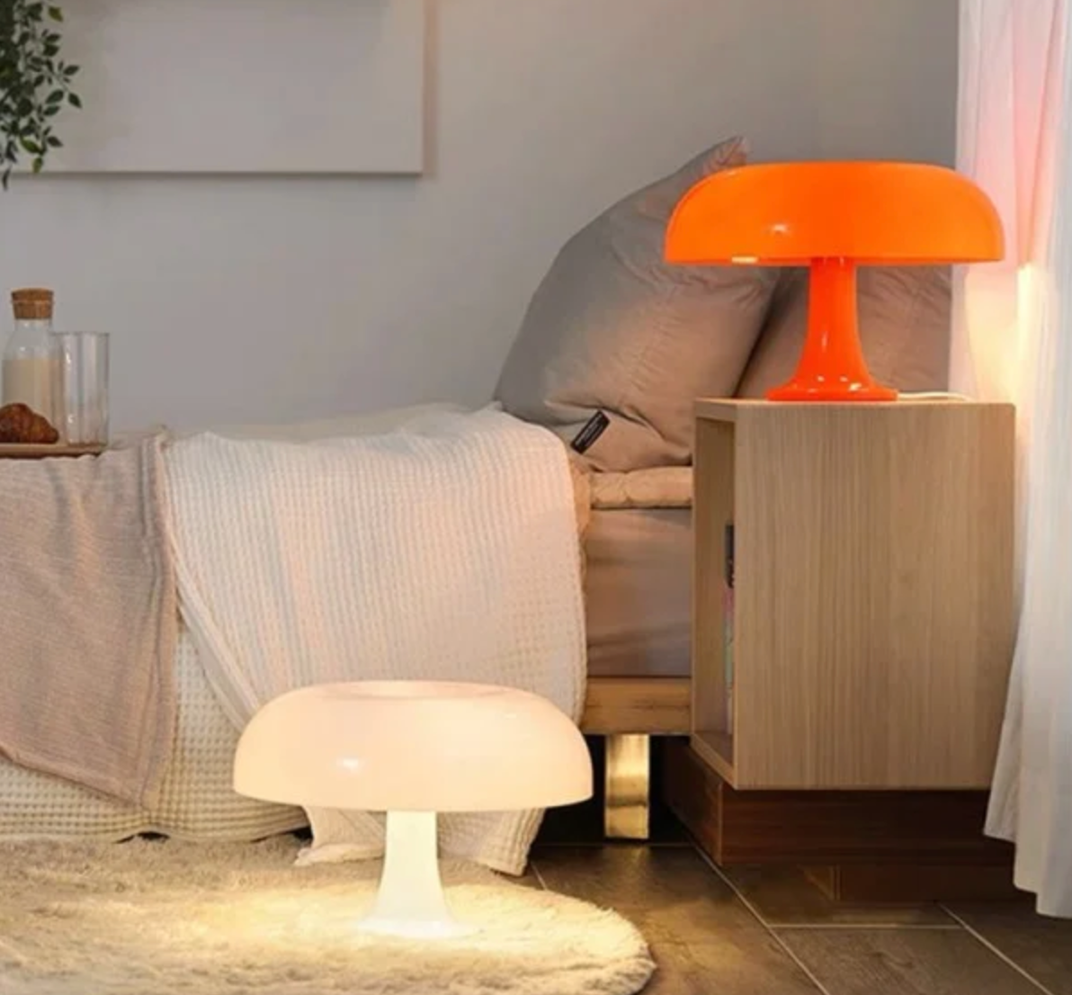 PilzGlow- Kabellose Pilzlampe Orange