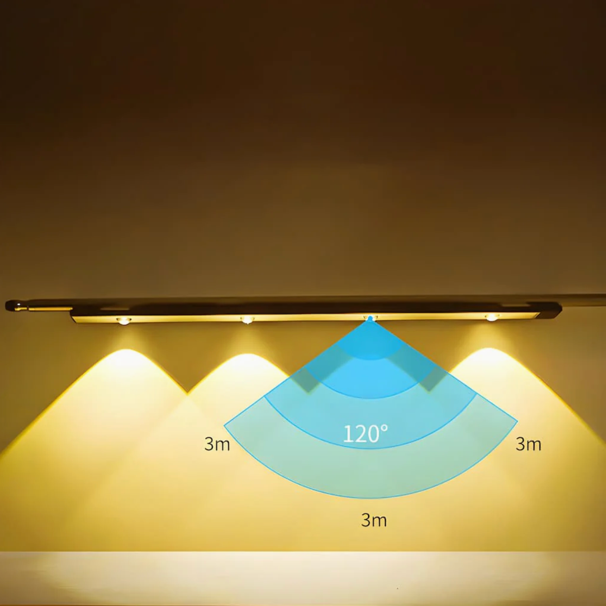 Kabellose Smart LED-Leuchte mit Bewegungssensor