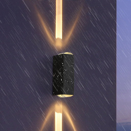 Modern LED Outdoor Wall Light – Waterproof Aluminum Rectangular Wall Sconce for Patio, Porch & Garden