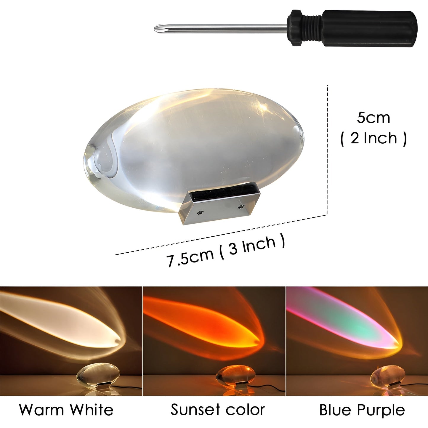 EyeGlow Lampe – Magisches Prisma-Projektionslicht