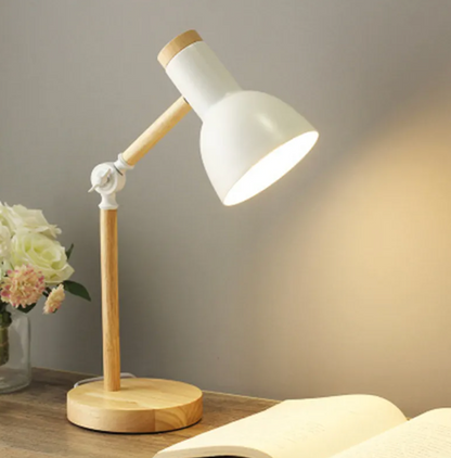 Kinder Tischlampe - Nordische gelbe Kinder Schreibtischlampe - Verstellbare Lampe