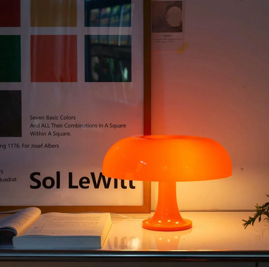 PilzGlow- Kabellose Pilzlampe Orange