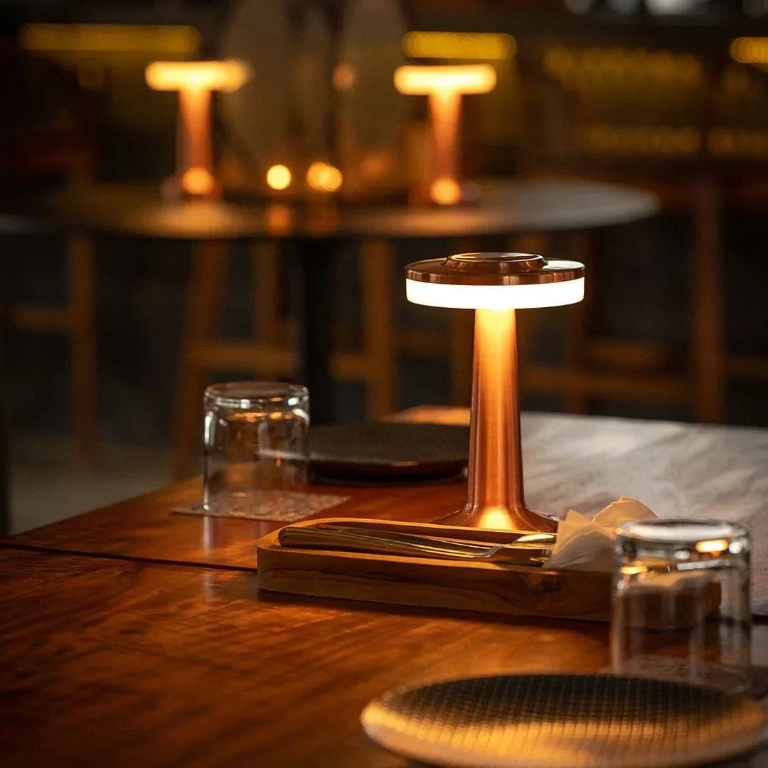 Wireless Retro Table Lamp - LumiBar